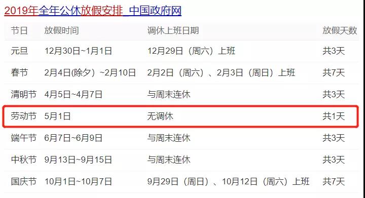 電池FPC廠2019放假安排，清醒一下 ！